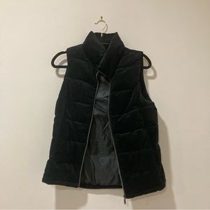 ZeroXposur Velvet Velour Soft Black Vest M